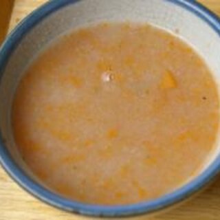 人参の豆乳スープ